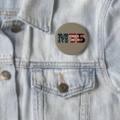 Mtb Patriotische Vintage-Amerikanische-Flagge-Moun Button (Beispiel)