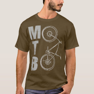 MTB Pedal Mountainbike Triathlon Downhill Ri T-Shirt
