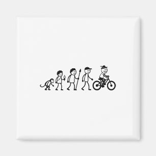 Mtb-Radsport Bmx-Stick-Figur Radfahren Mountainbik Magnet