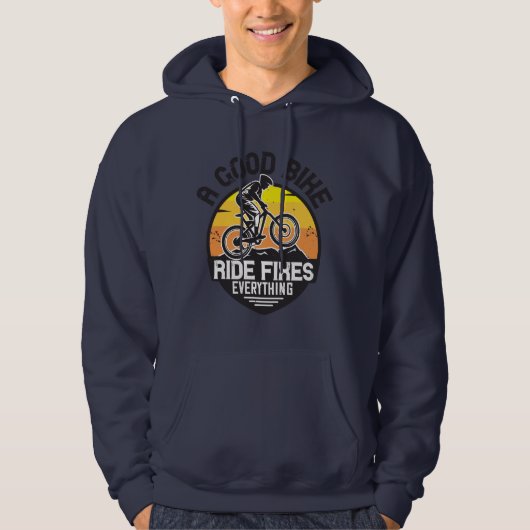 MTB - Ride fixt alles Hoodie (Vorderseite)