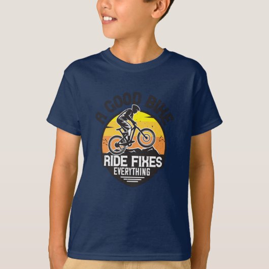 MTB - Ride fixt alles T-Shirt (Vorderseite)