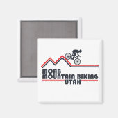 Mtb Utah - Moab Mountainbiken Magnet (Vorderseite/Rückseite)
