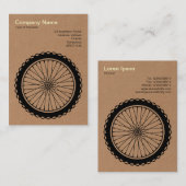 MTB Wheel - Pappe Visitenkarte (Vorne/Hinten)