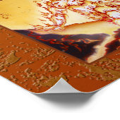 MtG Feuer-Elementar-Druck Poster (Ecke)