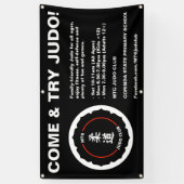 MTG Judo-Verein-Fahne Banner (Vertikal)