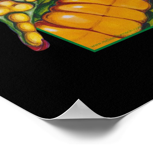 MtG Shivan Dragon Poster (Ecke)