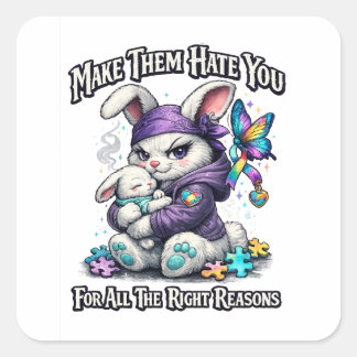 MTHY ASD QUADRATISCHER AUFKLEBER