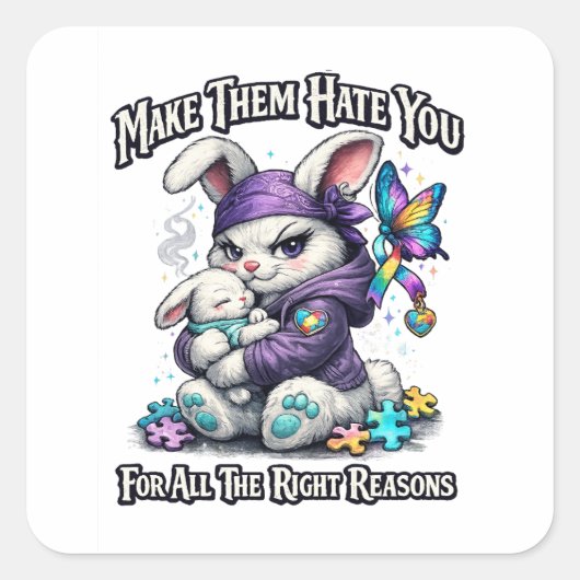 MTHY ASD QUADRATISCHER AUFKLEBER (Vorderseite)