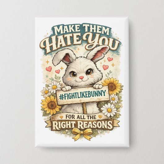 MTHY Sonnenblumen-Knopf Button (Vorderseite)