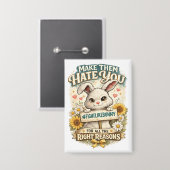 MTHY Sonnenblumen-Knopf Button (Vorderseite/Rückseite)