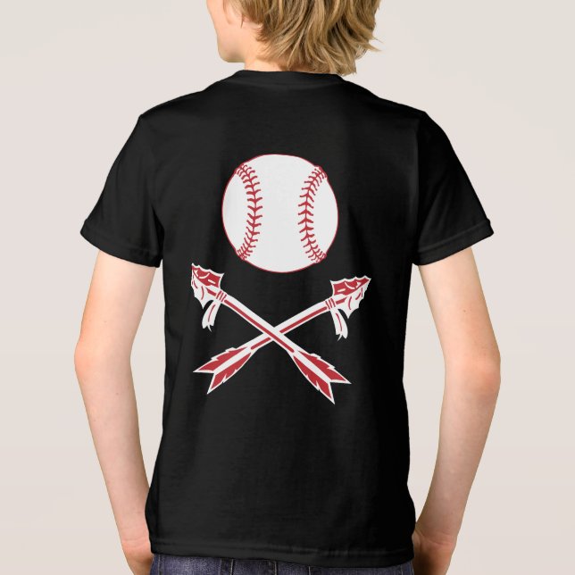 MTL Ball & Pfeile Tri-Blend Shirt (Rückseite)