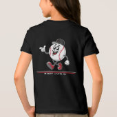 MTL-Baseball-Typ Tri-Blend Shirt (Rückseite)