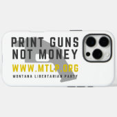MTLP Print Guns Phone Case (Rückseite (Horizontal))