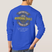 MTMRC Men Blue Long Sleeved T - Shirt (Rückseite)