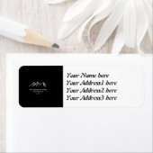 Mtns rufen/Schneeblizzard auf Black Design (Insitu)