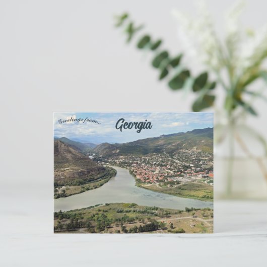 Mtskheta Georgien Postkarte (Stehend Vorderseite)