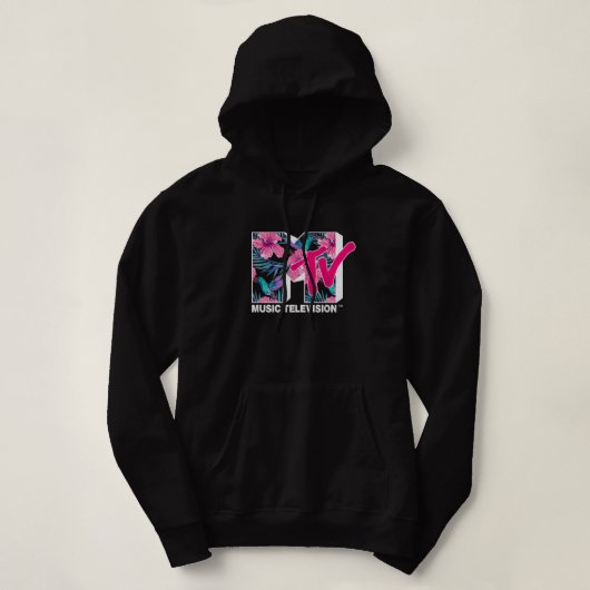 MTV Hummingbird & Tropical Blume Hoodie (Design vorne)