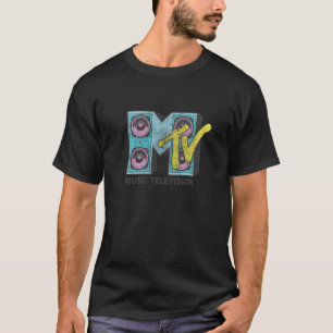MTV Ich will mein MTV abgenutzter Lautsprecher Vin T-Shirt