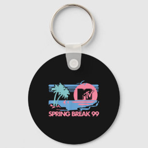 Mtv Pastel Colors Beach Spring Break-Logo Schlüsselanhänger