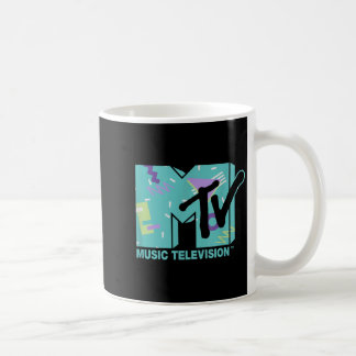 MTV Pastell Memphis Retro 80er Grafik Kaffeetasse