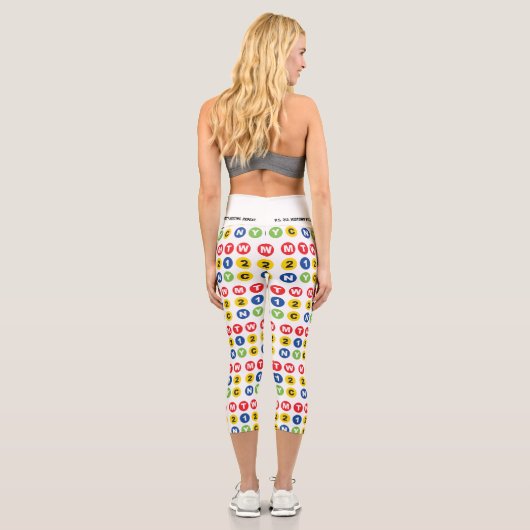 MTW Logo Capri Leggings (Rückseite)