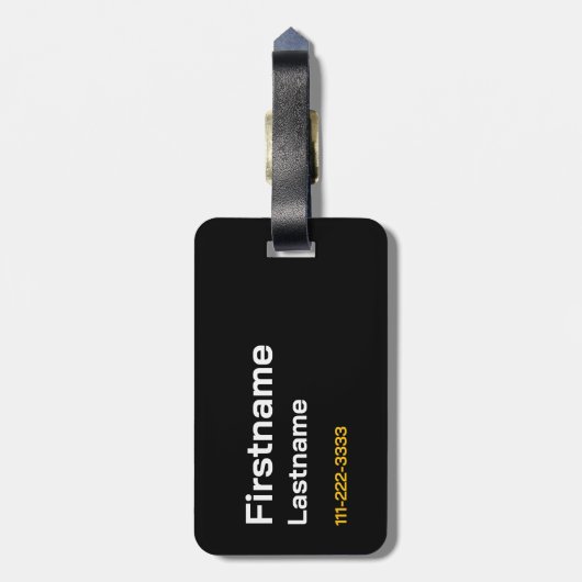 MTW logo Gepäckanhänger (Rückseite vertikal)