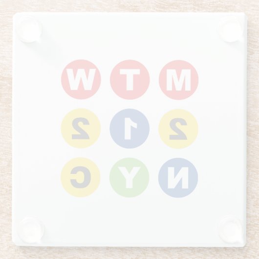 MTW logo  Glasuntersetzer (Rückseite)