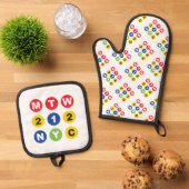 MTW logo  Ofenhandschuh & Topflappen-Set (Oben Unten)