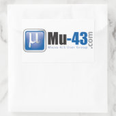 Mu-43 Aufkleber (Tasche)