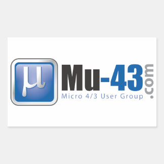 Mu-43 Aufkleber