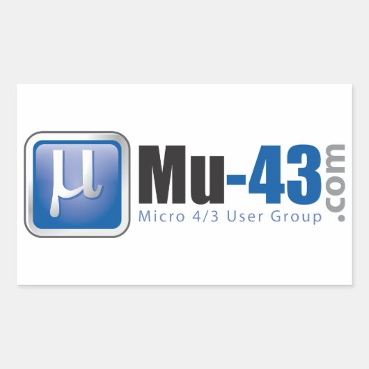 Mu-43 Aufkleber (Vorderseite)