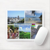 MU Mauritius - Port Louis - Mousepad (Mit Mouse)