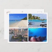 MU Mauritius - Postkarte (Vorne/Hinten)