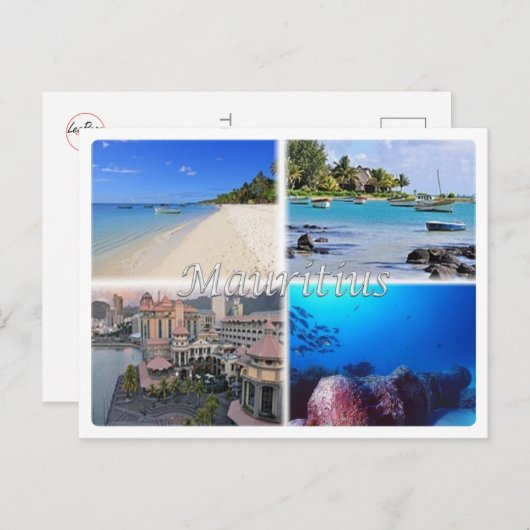 MU Mauritius - Postkarte (Vorne/Hinten)