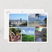 MU Mauritius - Postkarte (Vorne/Hinten)