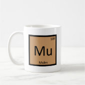 Mu - Mules Chemistry Periodic Table Element Symbol Kaffeetasse (Links)