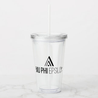 Mu Phi Epsilon-Logo Acryltrinkbecher