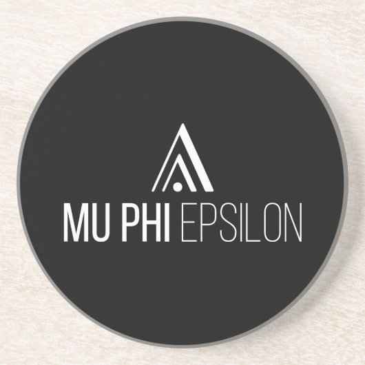 Mu Phi Epsilon-Logo Getränkeuntersetzer (Vorne)