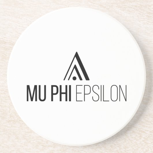 Mu Phi Epsilon-Logo Getränkeuntersetzer (Vorne)