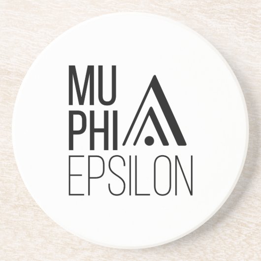 Mu Phi Epsilon-Logo Getränkeuntersetzer (Vorne)