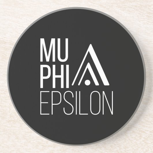 Mu Phi Epsilon-Logo Getränkeuntersetzer (Vorne)