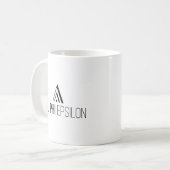 Mu Phi Epsilon-Logo Kaffeetasse (Vorderseite Links)