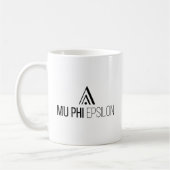 Mu Phi Epsilon-Logo Kaffeetasse (Links)