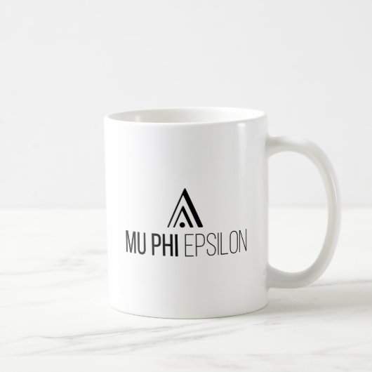 Mu Phi Epsilon-Logo Kaffeetasse (Rechts)
