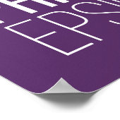 Mu Phi Epsilon-Logo Poster (Ecke)
