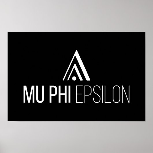 Mu Phi Epsilon-Logo Poster (Vorne)