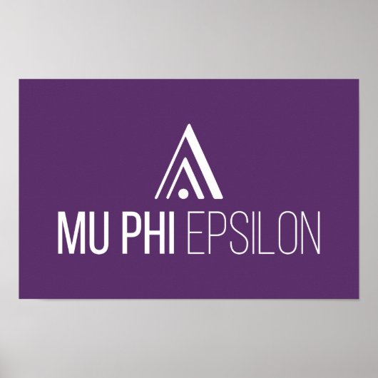Mu Phi Epsilon-Logo Poster (Vorne)