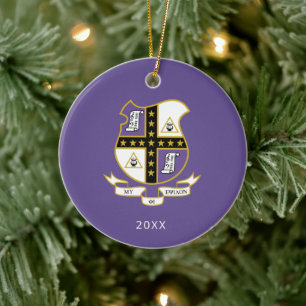 Mu Phi Epsilon Wappen Keramik Ornament