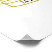 Mu Phi Epsilon Wappen Poster (Ecke)