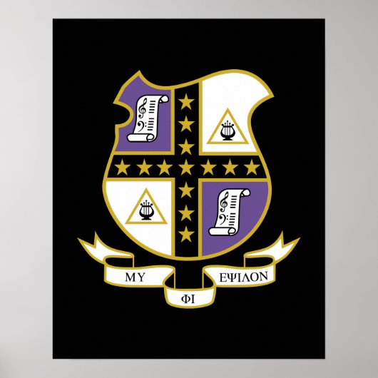 Mu Phi Epsilon Wappen Poster (Vorne)
